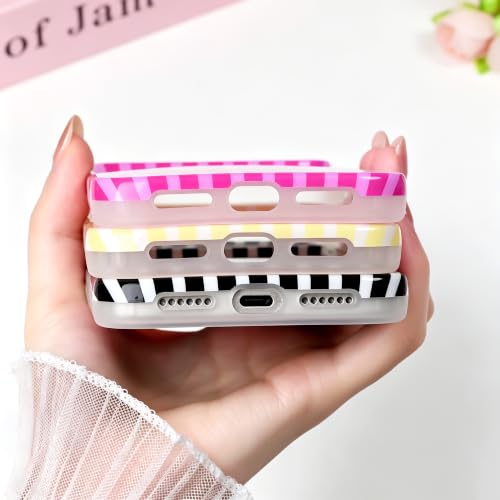 SleekCover Cute Striped Case for iPhone 17 Pro Max 6.9",Yellow/White by SleekCover - Used condition - Image 9