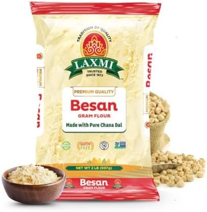 Gram Besan Flour 2lb, Finely Ground Chana Dal, South Asian Cooking