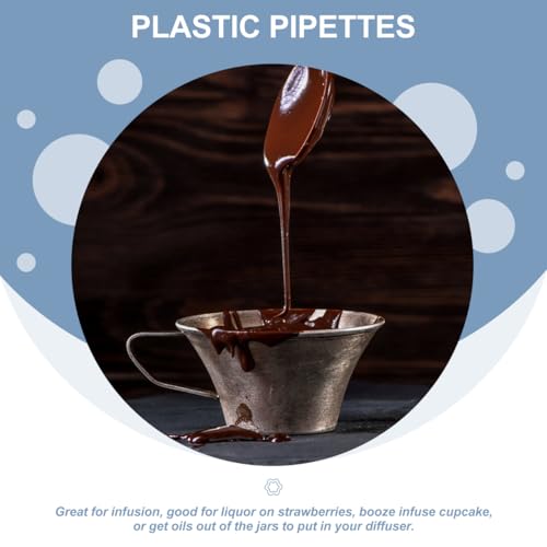 Amosfun GroßE Pipette Mit Skala 12.20Oz Kunststoffpipette FüR KüChe Und Backen PräZiser Tropfer Pipette Zur FlüSsigen LebensmittelüBertragung Und Dekoration 100 m