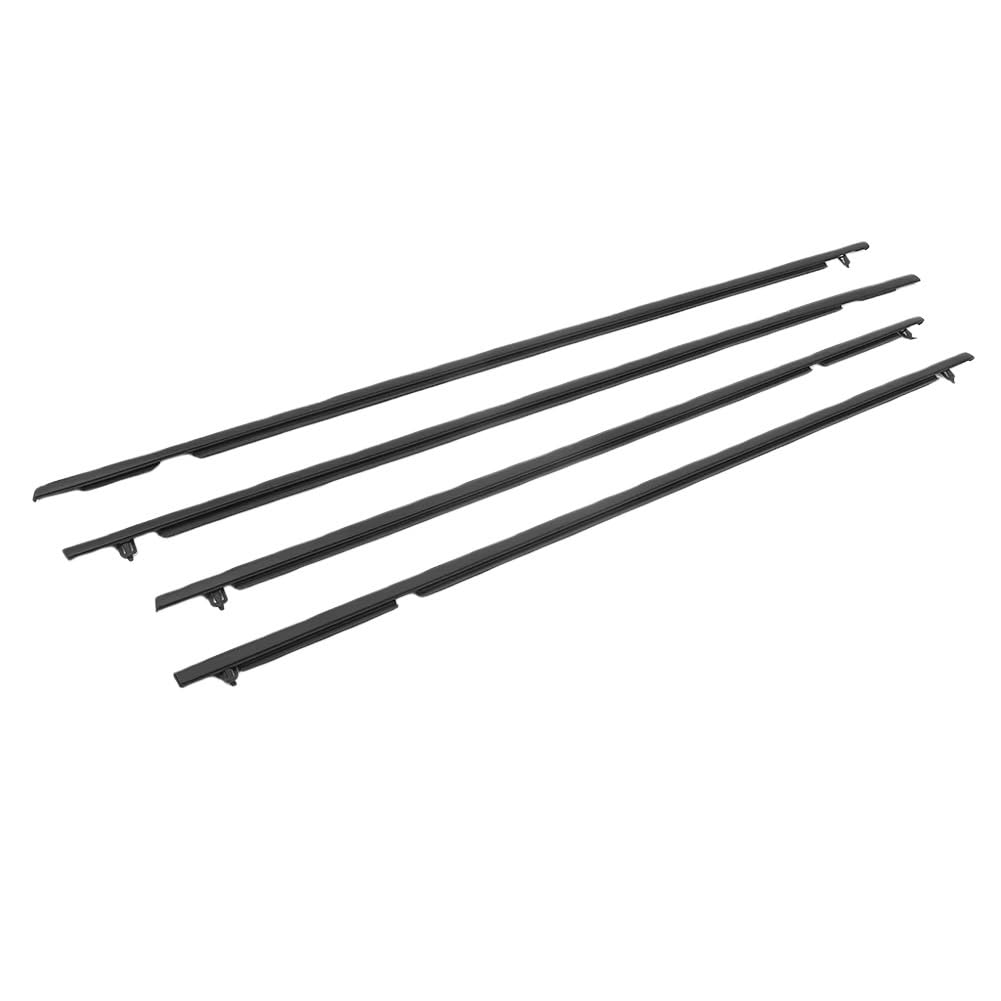 Mzxygkli One Color Car Window Weather Strip 4Pcs/Set Rain Waterproof Car Window Weatherstrips Moulding Seal Belt Weather Strip For Civic 2006-2011