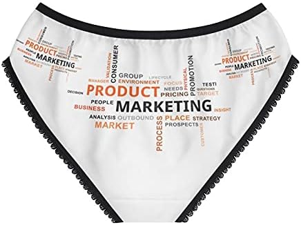 SpreadPassion Word Cloud Product Marketing Panties, Word Cloud Product Marketing Underwear, Briefs