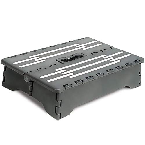 Seasaleshop - Taburete Plegable para Exteriores (Antideslizante) Taburete Plegable Alto Peldaño