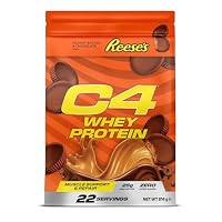 Cellucor C4 Whey Protein Powder, Reese's Peanut Butter & Chocolate, 25g Protein, Low Sugar, Post-Workout Recovery, 22 Servings