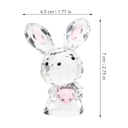 Figurine de lapin pour table basse et petite statue décorative de jardin intérieur - 3