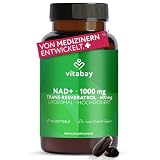 Vitabay Liposomales NAD+ 1000 mg mit Trans-Resveratrol 600 mg - 90 vegane Softgels - hochdosiert, vegan, laborgeprüft in Deutschland - NAD Supplement, ohne Gentechnik - 45 Tage Vorrat