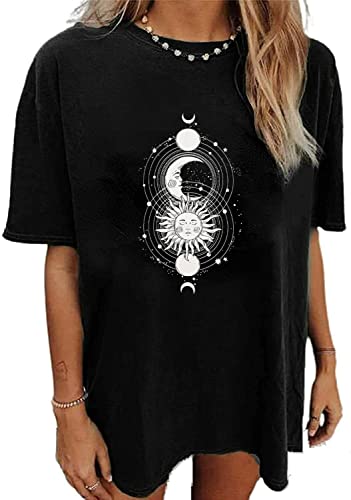 Summer Top Loose Retro Graphic Tee Shirts