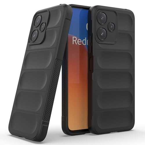 Image of Zapcase Back Case Cover for Poco M6 Pro 5G | Compatible for Poco M6 Pro 5G Back Cover | Liquid Silicon Magic Case with Camera Protection | Black