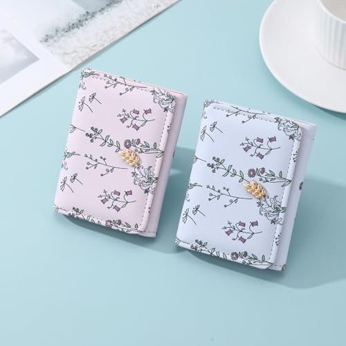 Women's Fashion Tri-fold Printed Short Wallet Multifunctional Small and Fresh Coin Purse Best Gift for Friends4