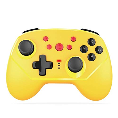 Poignée sans fil, câble USB double connexion Double interrupteur de connexion à la main Poignée de contrôle de la main télécommande pour le commutateur Jeux de jeu Poignée 17.5 * 13.5 * 6.5 cm,Bleu Cover