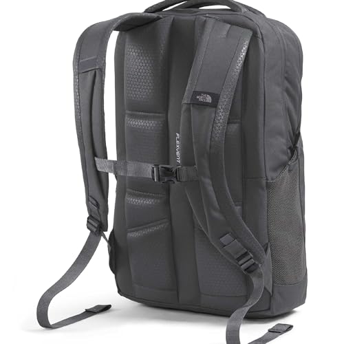 Image of The North Face Jester Everyday Laptop Backpack - Commuter Daypack, Water Repellent, Laptop Sleeve, Anthracite Grey /Dust Orange, One Size