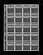 QWORK® 12 Blatt Münzsammlungsseiten, Münztasche für Münzalbum, 9-Loch, 20 Fächer, 45 x 45 mm