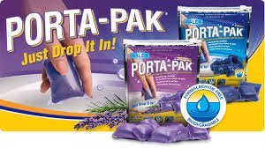 Walex Porta-Pak "Lavender Breeze" Black Water Holding Tank Toilet Treatment Deodorizer Drop Ins (2)