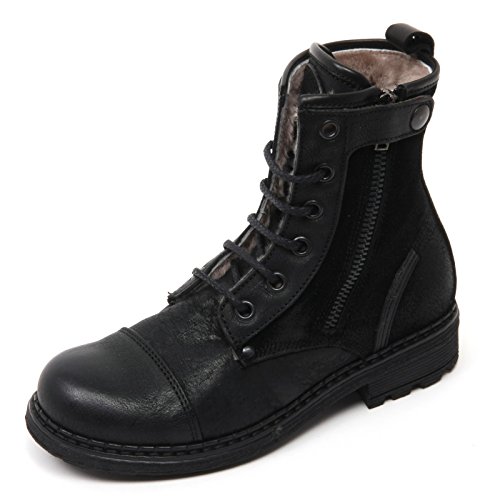 Stivaletto Bimba Momino C1244 l'excellence de la bottine en cuir noir enfant