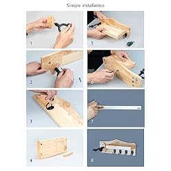 Cintre de guitare avec support mural pour guitare avec accessoires de guitare étagère de rack avec crochet en caoutchouc pivotant pour ukulélé basse pour guitare - Les Beatles, Paul McCartney, John Lennon, RIngo Starr, George Harrison Cintre de guitare avec support mural pour guitare avec accessoires de guitare étagère de rack avec crochet en caoutchouc pivotant pour ukulélé basse pour guitare – Image 4