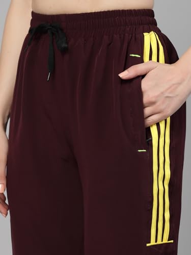 Image of UZARUS Women's 3 Pocket Sports Gym Track Pants Running Lower