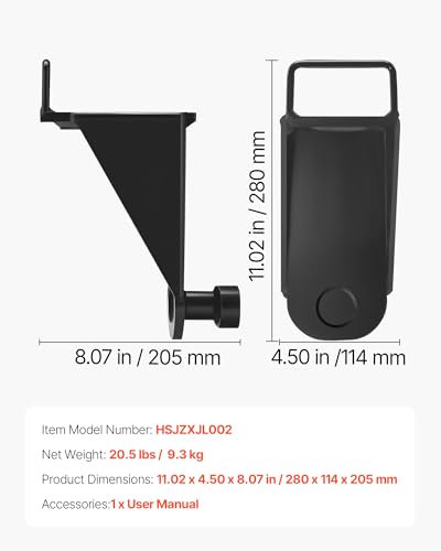 Image of VEVOR Shipping Container Jack Lug with U-Shaped Handle, 2-Pack, Storage Leveler Booster Withstands Sun & Rain, Heavy Duty Container Jack Lug for Shipping Industry, Logistics, Warehouse Management