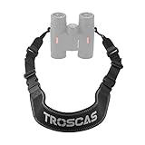 TROSCAS Super Comfort Neoprene Optic Straps | Loop Connectors | Field Repair Buckle | Lightweight | Adjustable Length Neck Straps for Binoculars Cameras (Type 1)