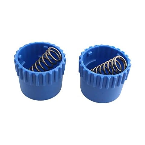 ZCZQC 2pcs Nylon Trimmer Head Bump Knob Metal Spring for Husqvarna T25 Replacement Part, Blue Advanced Bump Knobs Cover