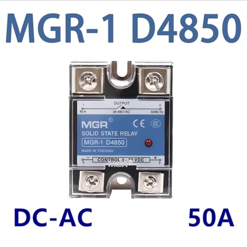 Relé de estado sólido SSR duradero con base de aluminio para cargas CA 4