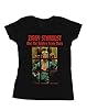 David Bowie Women's Ziggy Stardust Spider T-Shirt Black X-Large #1