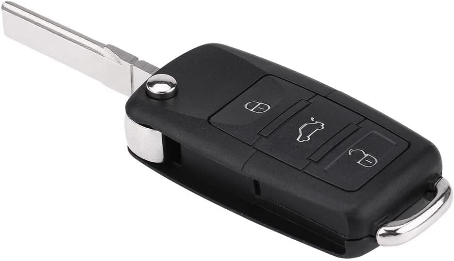 3-przyciskowy pilot samochodowy pilot brelok brelok dostęp bezkluczykowy Remote43 hz Chip wymiana kluczyka samochodowego zamiennik dla 1k0959753G