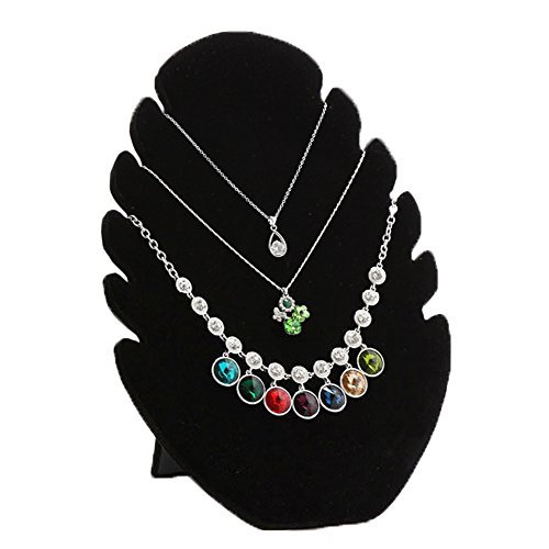 JIPINSONA Earring Holder Jewelry Display Foldable Acrylic Earring, Necklace Holder 3 Folds Lucency Earring Display (Lucency)