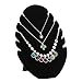 JOPIN Earring Holder Jewelry Display Foldable Acrylic Earring, Necklace Holder 3 folds Lucency Earring Display (Lucency)