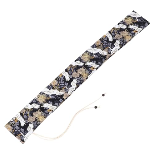 CORHAD Baumwoll Flötentasche Staubdicht Verstellbar Flöten Aufbewahrungstasche Schlichtes Design Musikinstrumentenschutz