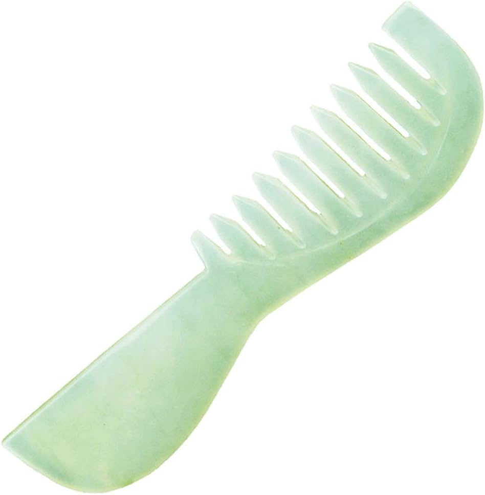 Natural Jade Comb Head Massage Health Combing Meridian Hair Care Hair Care