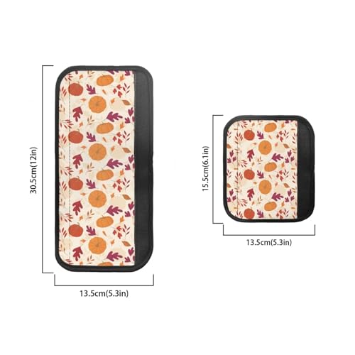Image of Autumn Maple Leaf Refrigerator Handle Covers Set of 6 Anti-Skid Microwave Handle Covers Heat Protection Thanksgiving Kitchen Appliance Door Handle Covers