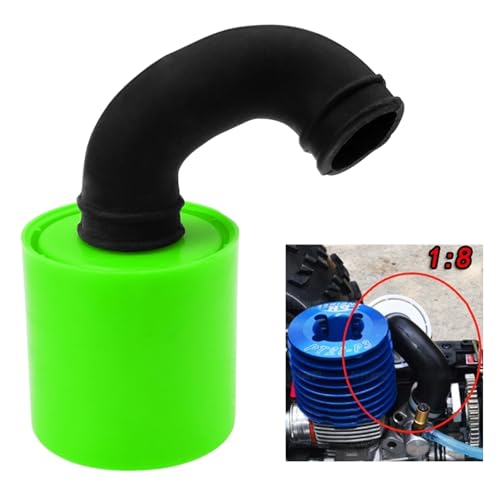 Dantenron 1/8 RC Car Plastic Air Filter Cleaner with Element Sponge Fit SH.28 Engine Upgrades Part For 1:8 RC Nitro Monster Trucks Off Road Buggy Cars...