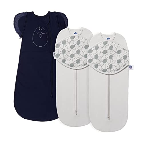 Nested Bean Zen Neo Swaddle & Zen One Classic Bundle | Gently Weighted Swaddles & Sleep Sack | Arms Free/In/Out Swaddle | Sleep Sack Helps Newborns/Infants Transition From Swaddle #TOP10