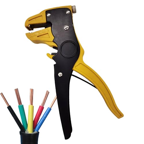 Automatisches Abisolierwerkzeug, Automatischer Abisolierer und -schneider,2-in-1 verstellbare Spitzzange | 14–24 AWG professionelles Elektrokabel-Abisolierwerkzeug für elektronische Kabel