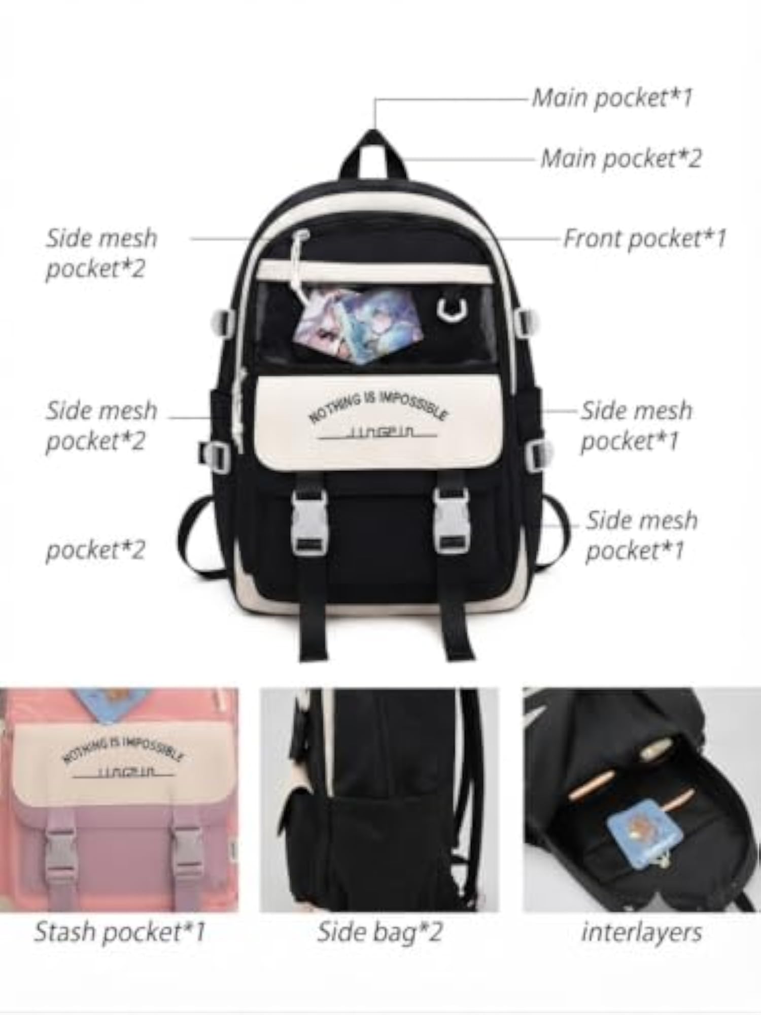 Anti-Theft Laptop Backpack for Men and Women, 17 Inch