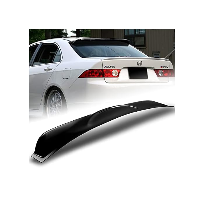Buy EPARTS Black ABS Plastic Rear Window Roof Visor Spoiler Wing