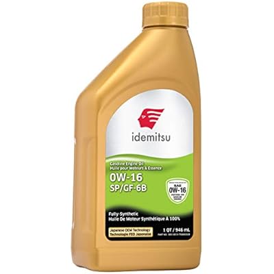 Idemitsu Full Synthetic 0W-16 Engine Oil SP/GF-6B - 1QT
