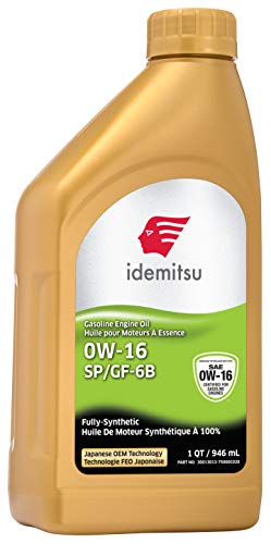 Aceite para motor sintético 0W-16 Idemitsu 1QT miniatura 3