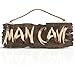 Liberty Imports Man Cave Hanging Wall Sign Decorative Mancave Wooden Novelty Decor