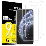 NEW'C 3 Stück für iPhone 11 Pro Max, XS Max für Panzerglas, Frei von Kratzern, 9H Härte, HD Displayschutzfolie, 0.33mm Ultra-klar, Ultrabeständig