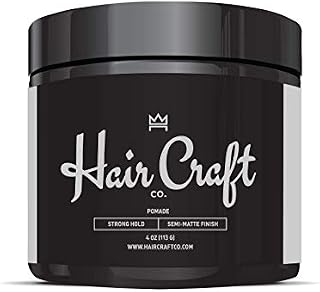 Hair Craft Co. Pomade 4oz - Best Semi-Matte Finish Shine - Original Hold