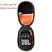 Adada Travel Case for JBL Clip 4/JBL Clip 5 - Portable Mini Bluetooth Speaker (Black+Orange)
