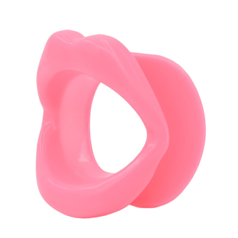 (2 Pack) Face Slimmer,Icanwin Silicone Rubber Face CareFace-Lift Slimmer Exercise Mouth Piece Muscle Anti Wrinkle Lip Trainer Mouth Massager Exerciser Mouthpiece