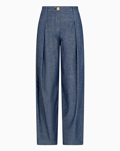 Armani Exchange Women's Chambray Denim Trousers3