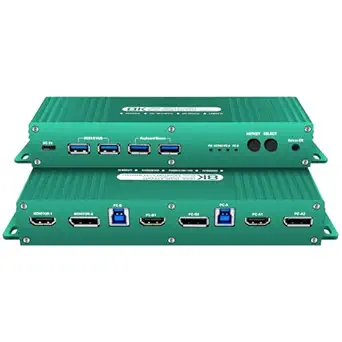 Kvm Switch 2 Monitors 2 Computers Displayport and hdmi 4K 240Hz Hotkey Switching kvm switches Dual Monitors 1440P 120hz 144hz 165hz 240hz 360hz Hotkey Switching