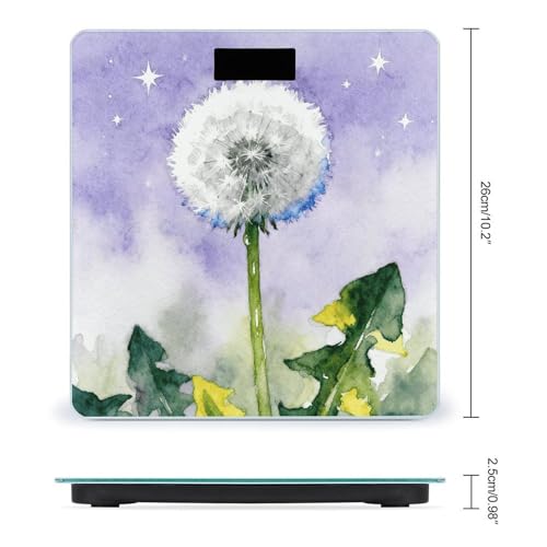 Báscula digital corporal Dandelion, apta hasta 180 kg miniatura 2
