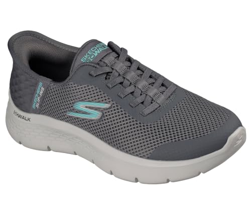 Image of Skechers Women's Go Walk Flex Grand Entry | Hands Free Slip-Ins, Air-Cooled Memory Foam Insole, ULTRA GO Cushioning, Machine Washable, Vegan