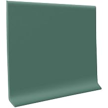 Roppe 700 Series 1/8" Rubber/Vinyl Mix Type TP Hunter Green, 4" H X 120' L X 1/8" W 120' Coil