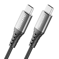 deleyCON 1,5m USB-C Kabel (100W Schnellladekabel) PD 3.0 PPS USB-C auf USB-C Ladekabel für iPhone 17 16 15 Pro Max Air Galaxy S25 S24 A16 A56 Pixel iPad Pro MacBook AirPods Tablet Switch PS5