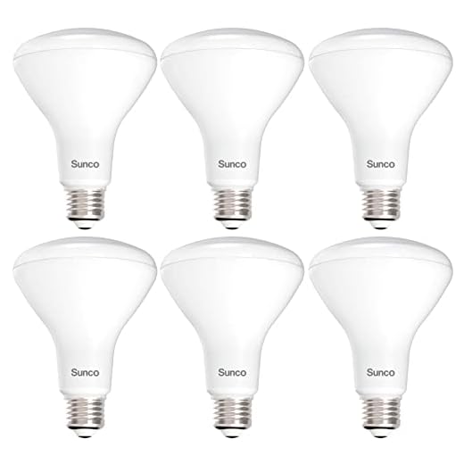 Sunco BR30 Light Bulb LED Indoor Flood Lights 3000K Warm White 850 LM, E26 Base, 25,000 Lifetime Hours, Interior Dimmable Recessed Can Light, 6 Pack, 11W Equivalent 65W