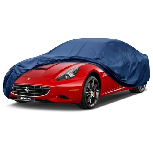 Image of Kaugung Heavy Duty Car Cover Custom Fit Ferrari 458 (2009-2016),Waterproof All Weather Resistant Outdoor Sun Rain Dust Snow Protection with Anti-Theft Lock.(USA Warehouse,Within 3-7 Days)